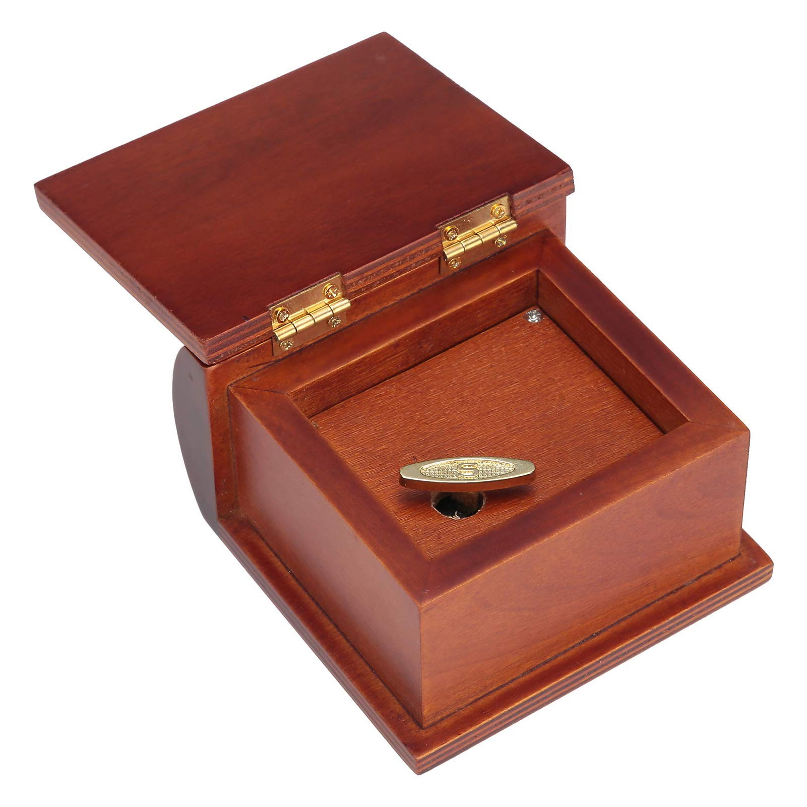 Vintage Book-Shaped Wooden Music Box - Hand-Cranked Mini Musical Gift for Kids, Friends, Birthdays, Christmas, Easter, Valentine's & Thanksgiving - Perfect for Bedroom Decor, Wedding Favors & Special Occasions