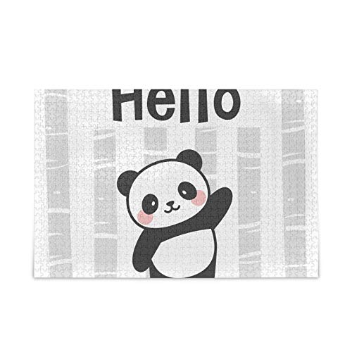 500-Piece Panda Cute Animal Jigsaw Puzzle for Adults - Challenging & Fun Brain Teaser - Perfect for Family Game Night, Stress Relief & Home Decor (2na9b)