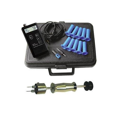 V24-KM Ligno-VersaTec Wood Moisture Meter Kit - Professional Digital Moisture Detector for Hardwood, Softwood & Building Materials - Perfect for Flooring Installation, Woodworking & Construction Projects