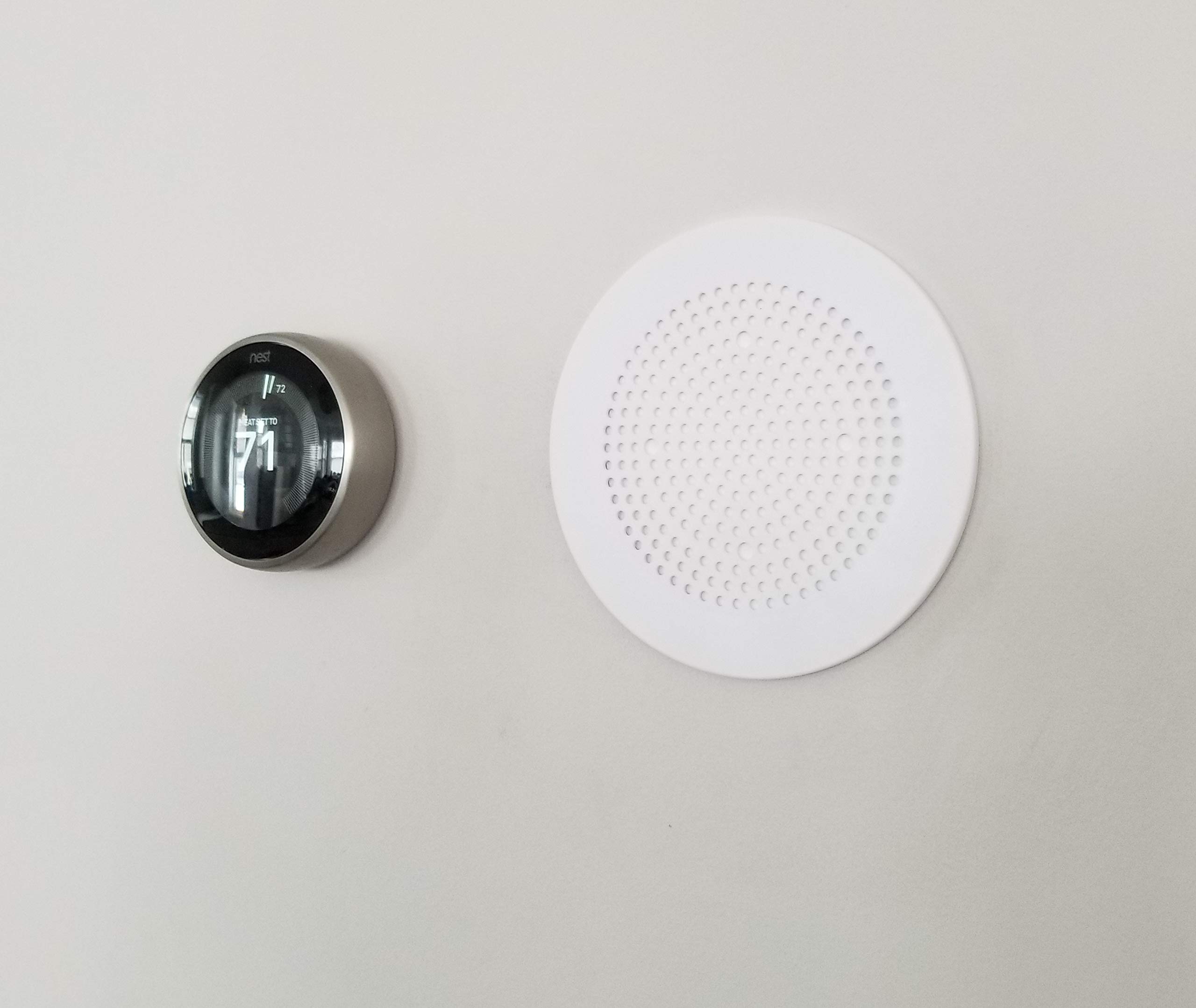 Mount Genie Flush Mount Bluetooth Speaker - Built-in Wall/Ceiling Speaker System with Optional Grill (White, 5-Pack) | Award-Winning Design & Premium Sound Quality | Perfect for Home Theater, Office Background Music & Outdoor Entertainment Areas