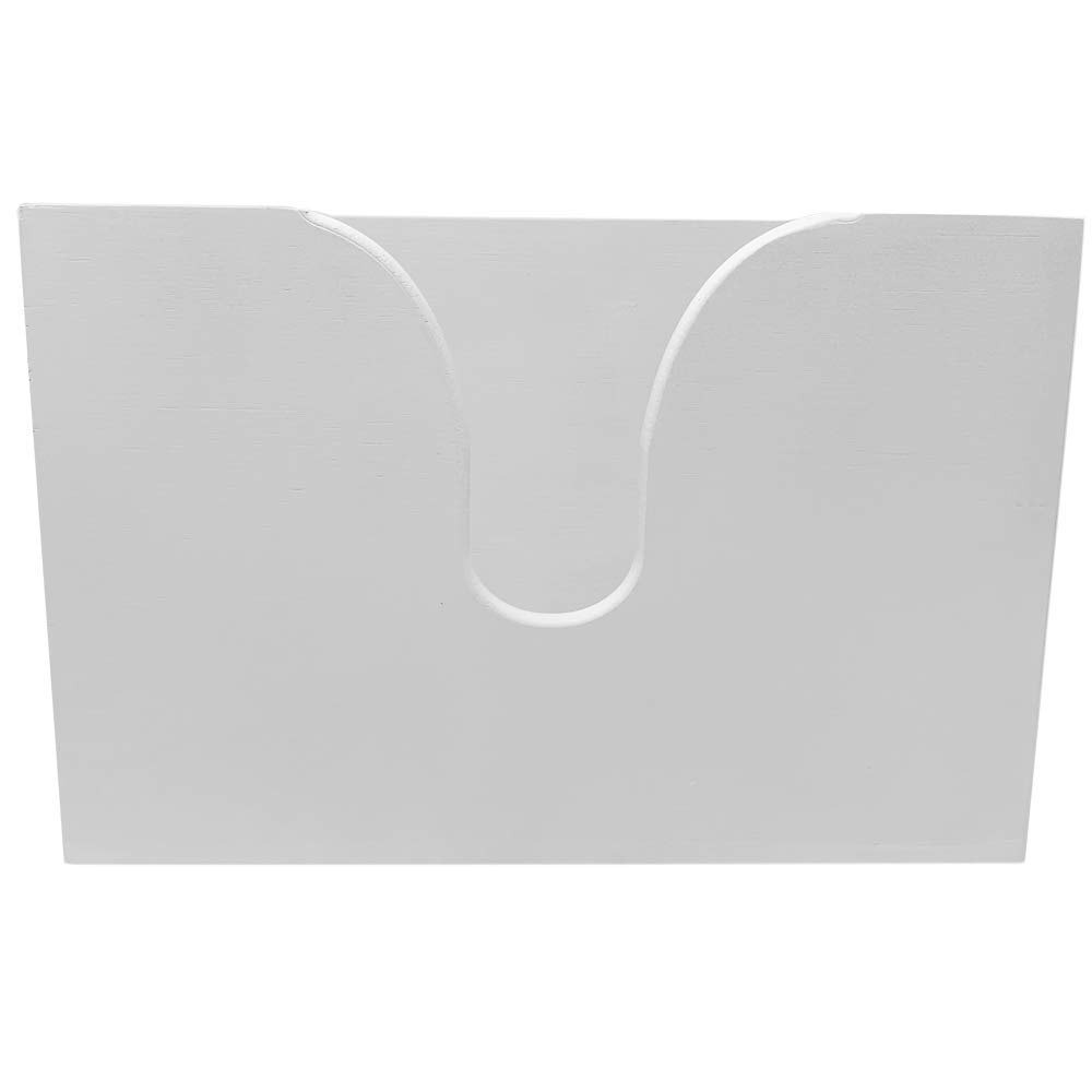 Eco-Friendly Bamboo Paper Towel Dispenser - Wall Mount & Countertop Kitchen & Bathroom Organizer - Holds Multifold, C-Fold & Trifold Paper Towels - Perfect for Home, Office & Restaurant Use