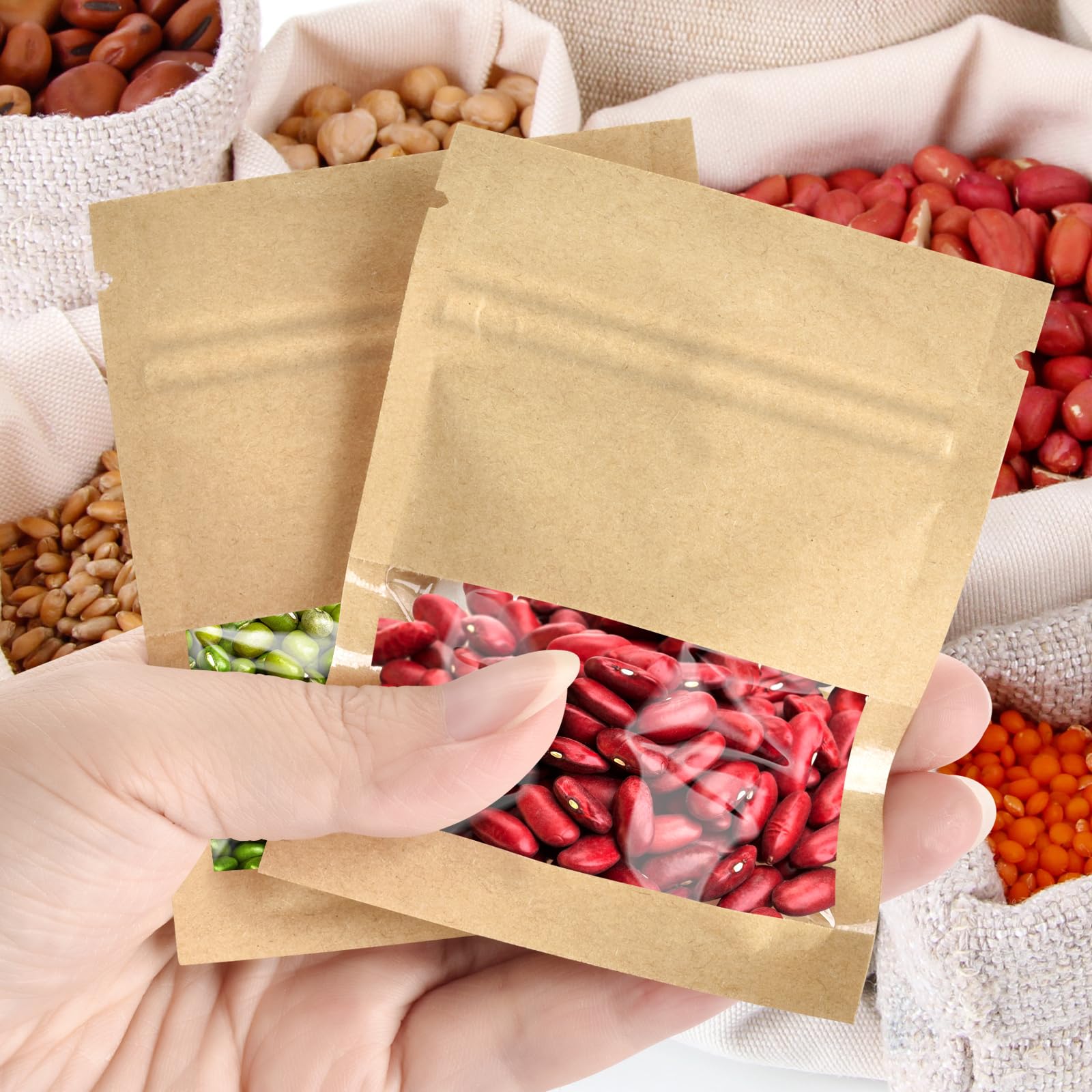 100 Pcs Small Resealable Seed Envelopes | 2.7