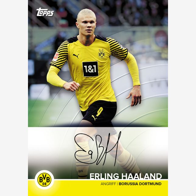 Official Topps Borussia Dortmund 2021/22 Team Set - Collectible Soccer Trading Cards for Fans & Gift Ideas