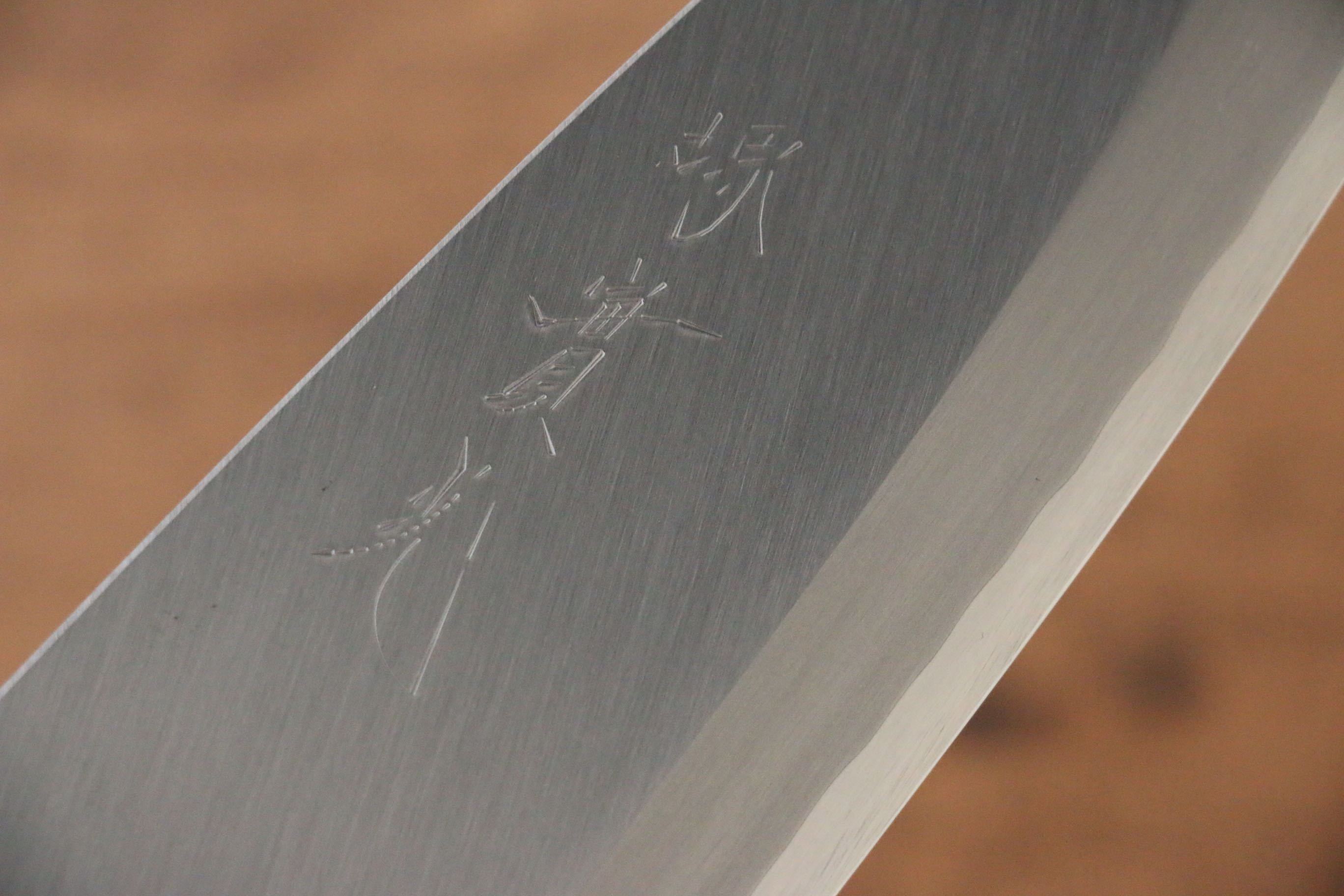Premium Jikko Silver Steel No.3 Deba Knife 165mm - Japanese Professional Chef Knife with Shitan Handle - Perfect for Sushi, Fish Filleting & Japanese Cuisine Preparation