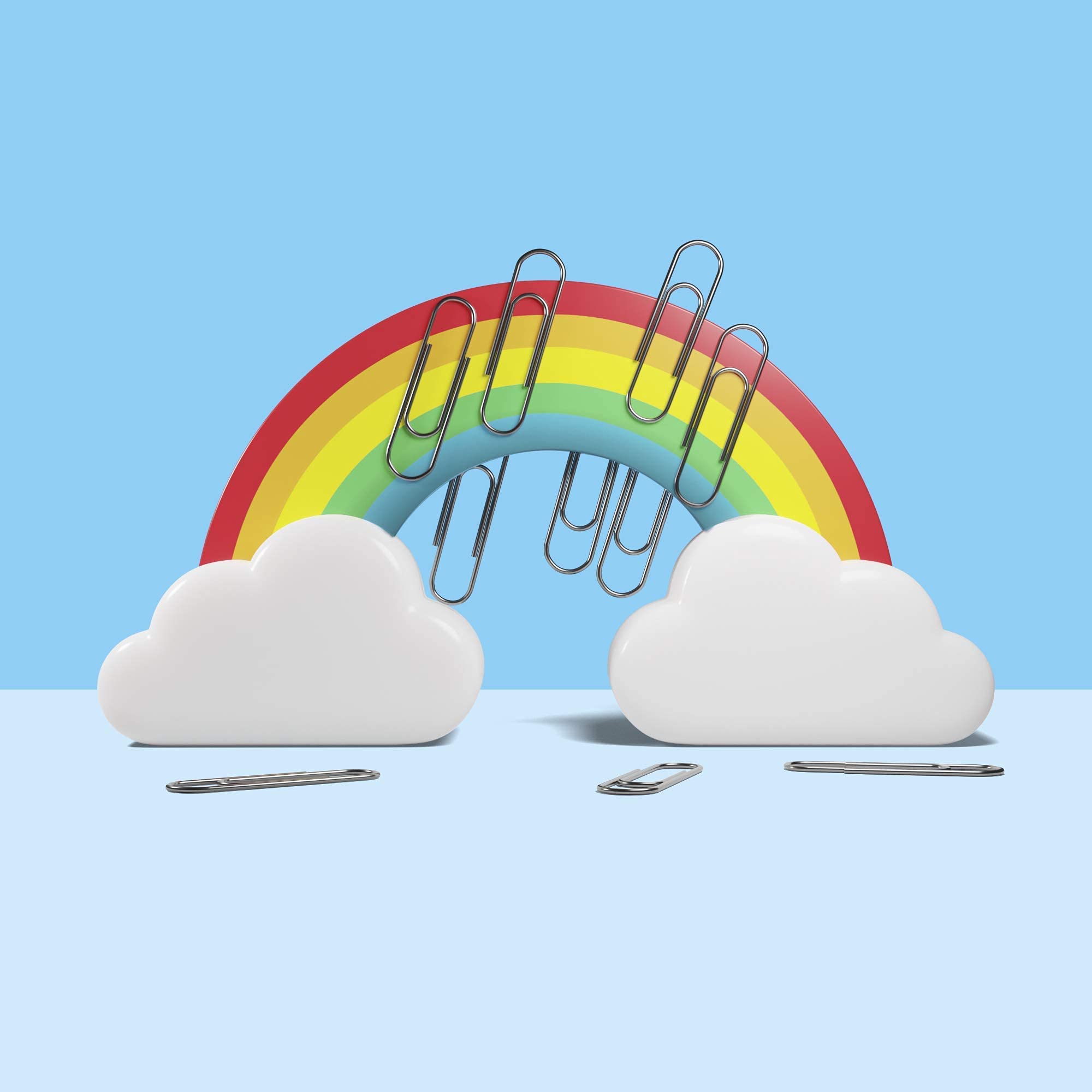 Colorful Rainbow Paperclip Holder Magnet - Office & Desk Organizer for Clips, Pins & Small Items - Perfect for Home, Office & School Organization
