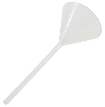 Clear Polypropylene Funnel 143mm (2-Pack) - Ideal for Kitchen, Garage, Lab & DIY Projects