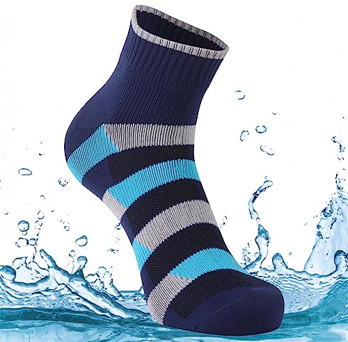 Striped / Navy Blue & Gray