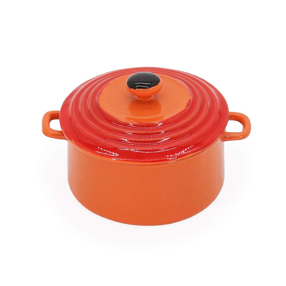 1/6 Scale Miniature Pot Cookware Set - Realistic Dollhouse Kitchen Accessories for Collectors & DIY Enthusiasts | Perfect for Miniature Cooking Scenes, Doll Displays & Model House Decor