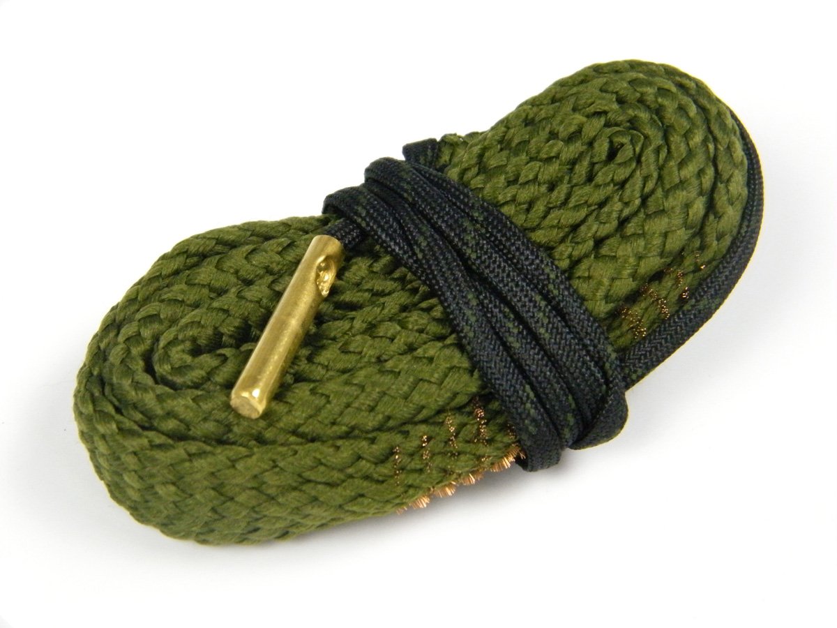 .38 & 9MM Bore Snake Gun Cleaning Kit with Brass Weight - Perfect for Rifle and Pistol Barrel Maintenance at Home or Range