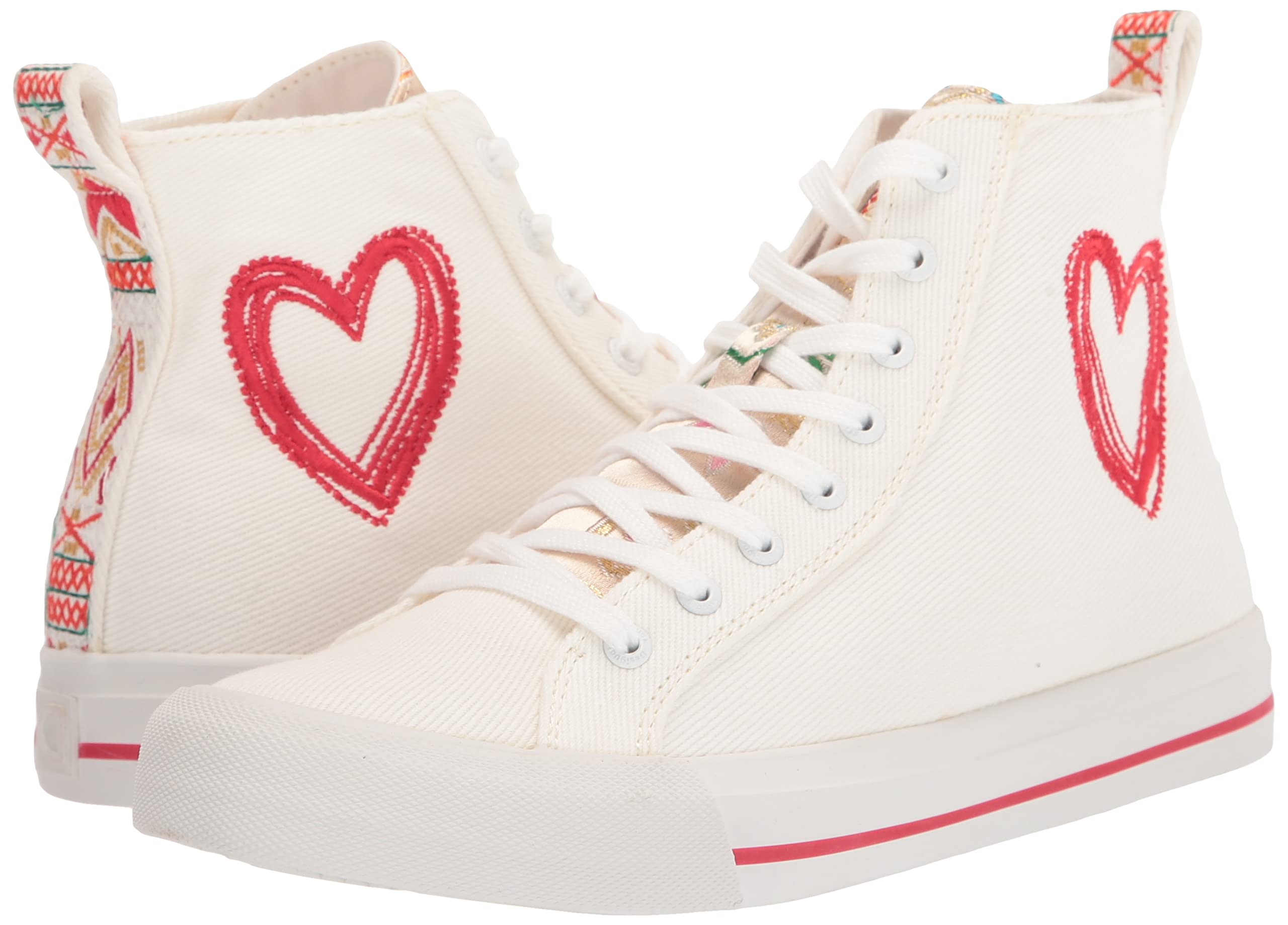 Desigual Women's Fashion Sneakers - Comfortable Casual Walking Shoes for Women | Perfect for Gym, Workout, Travel & Everyday Wear