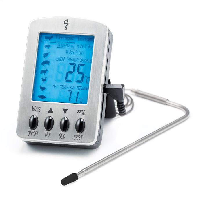 STARFRIT 80567 Digital Meat Thermometer with Stainless Steel Probe - Instant Read Cooking Thermometer for Grilling, Baking, BBQ, and Kitchen Use