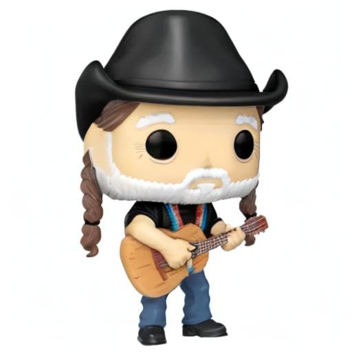 Funko Pop! Rocks: Willie Nelson with Cowboy Hat Vinyl Figure - Walmart Exclusive Collectible for Music Fans & Country Decor