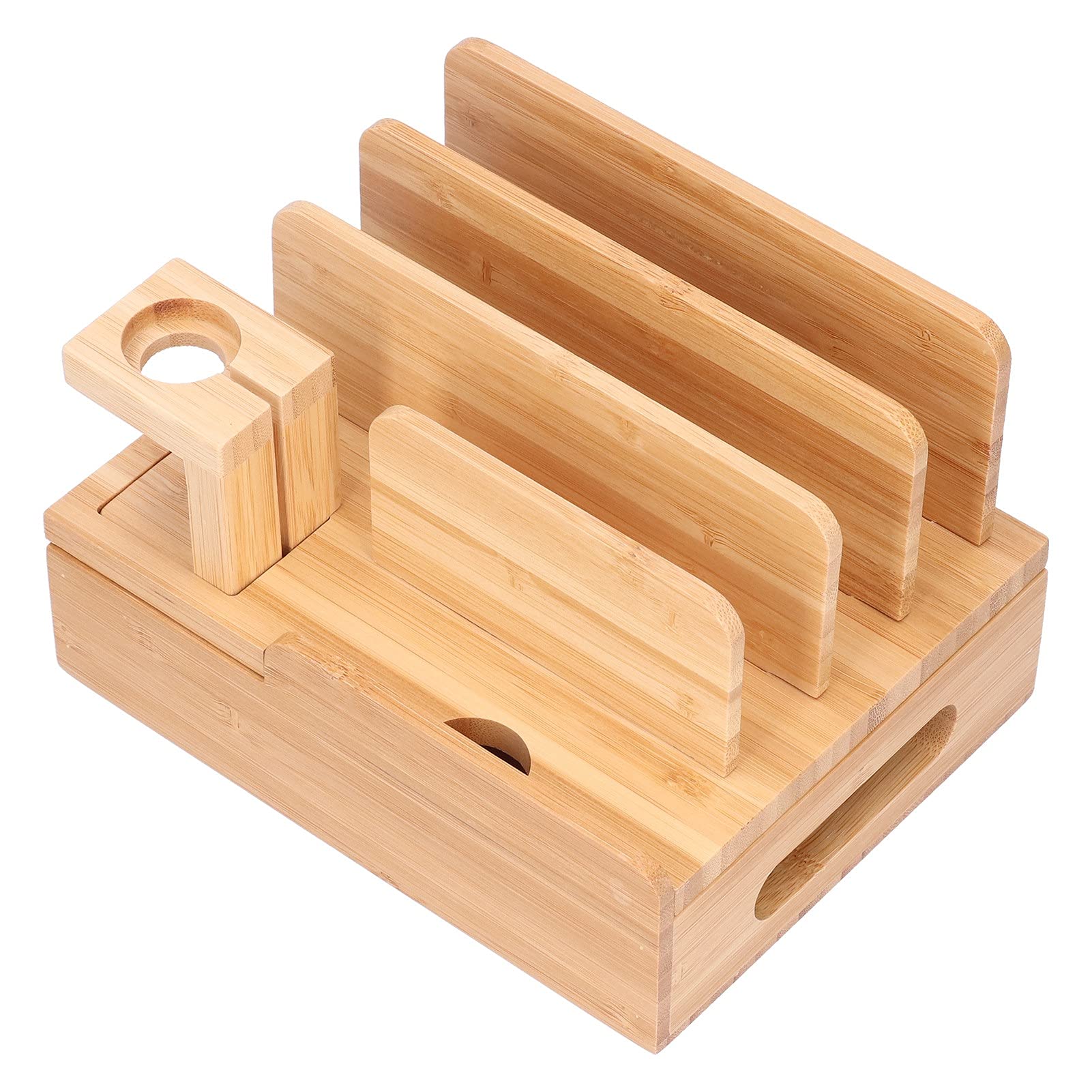 Phone & Tablet Storage Stand - Adjustable Organizer Holder for Smartphones, Tablets & Watches | Perfect for Desk, Office, Nightstand & Travel Organization