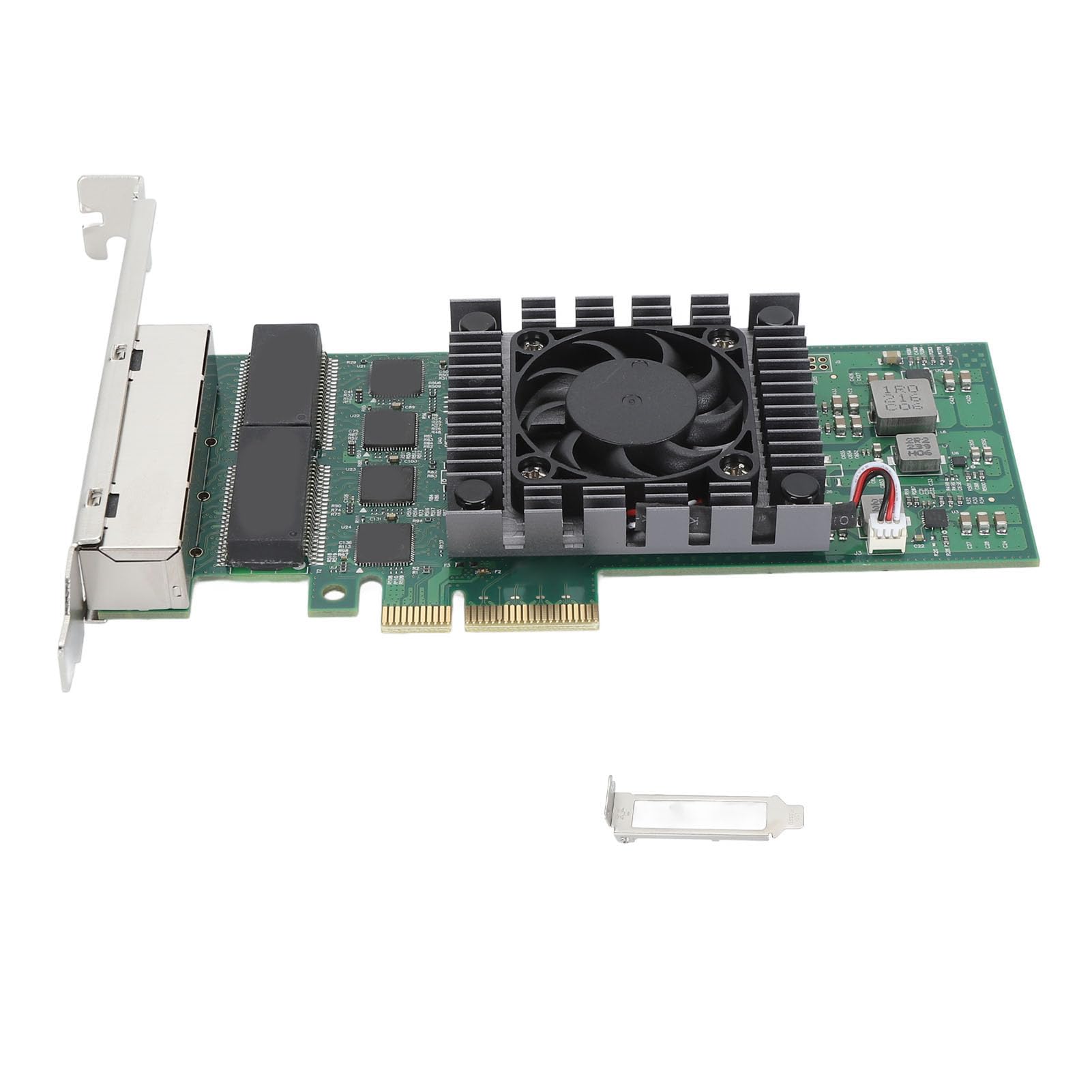 4 Port Gigabit Ethernet PCIe Network Card - 100/1000Mbps PCI Express Adapter with I211 Chip | High Speed Industrial LAN Card for Servers, Workstations & Gaming PCs