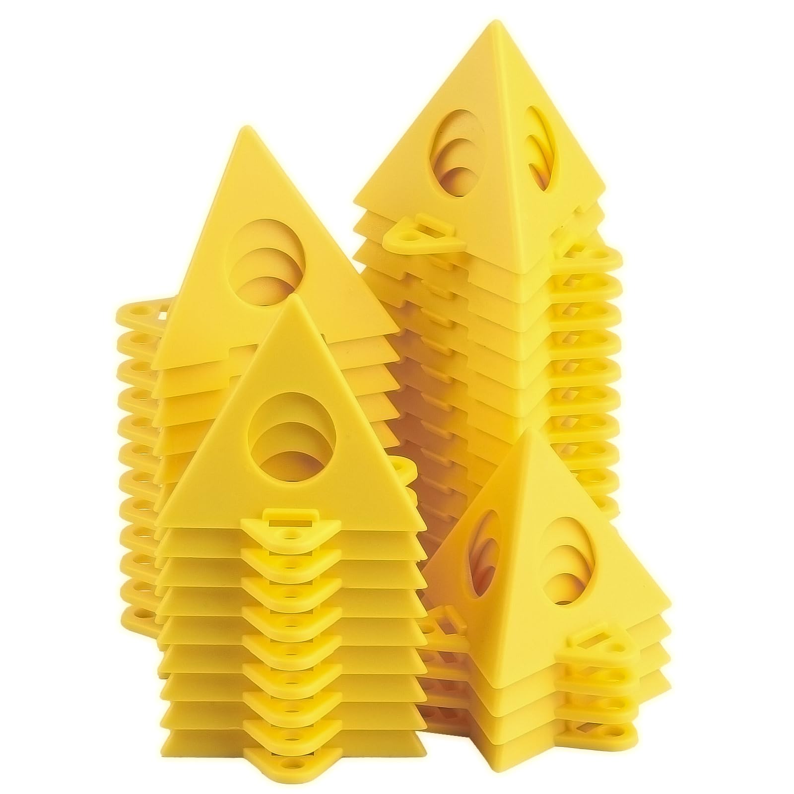 40pcs Pyramid Paint Stands - Mini Cone Painting Supports for Cabinets, Canvas, Doors - Painter's Elevated Risers & Pouring Supplies - Perfect for DIY Projects, Furniture Painting & Art Creations