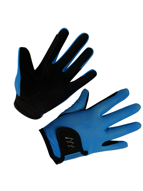 Woofwear Young Rider Pro Gloves - Breathable Equestrian Riding Gloves for Kids & Teens - Perfect for Horseback Riding, Training & Competitions