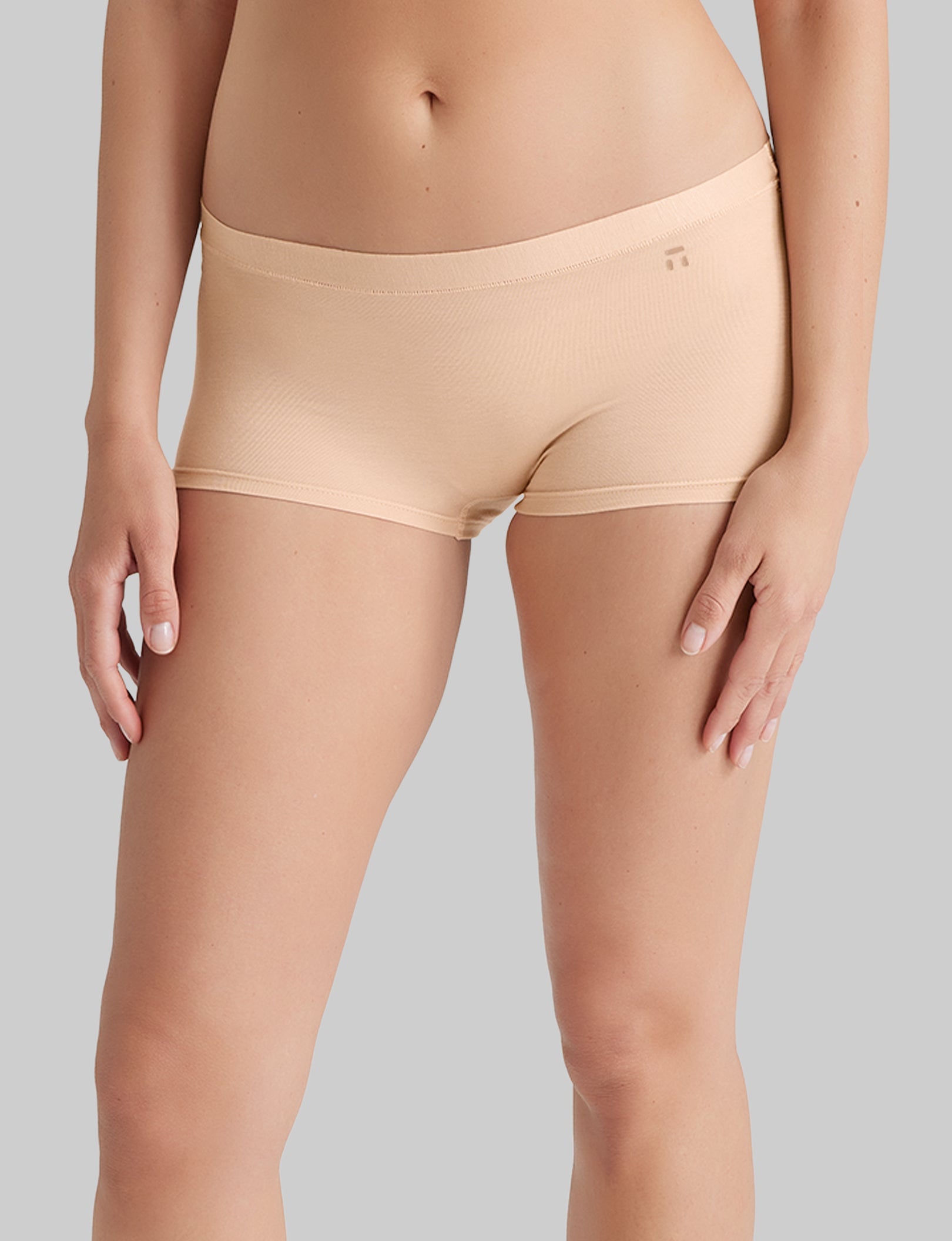 Women's Second Skin Boyshort Underwear (3 Pack) - Ultra Soft Seamless Panties for Everyday Comfort & Lounge Wear