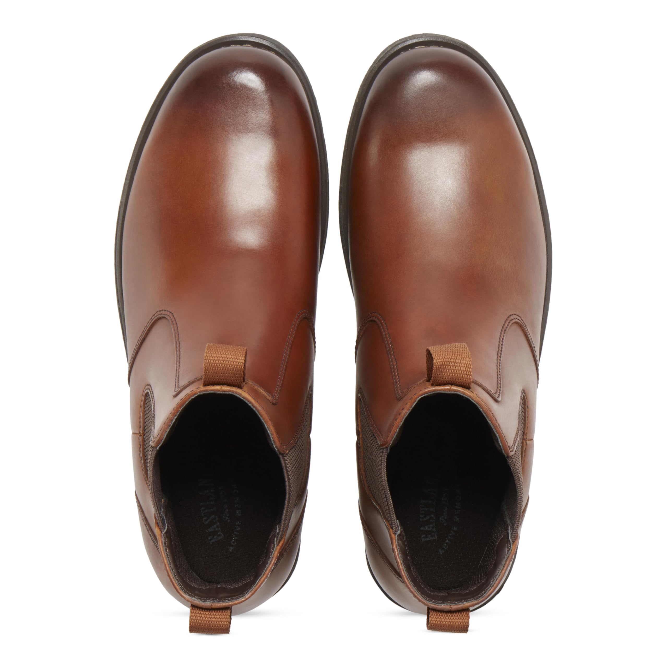 Eastland Men's Chelsea Boots - Comfortable Leather Ankle Boots for Everyday Wear, Tan Brown, Size 13 - Perfect for Casual Outfits, Office & Outdoor Activities