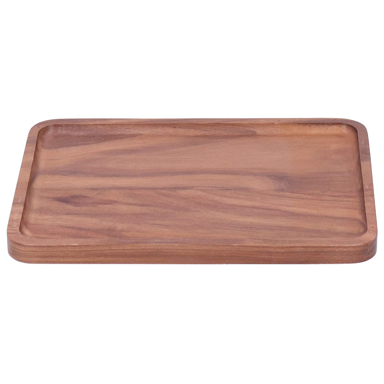 Premium Walnut Wood Fruit & Cheese Serving Tray - Durable Non-Toxic BBQ Platter for Parties, Desserts, Family Dinners & Picnics (25