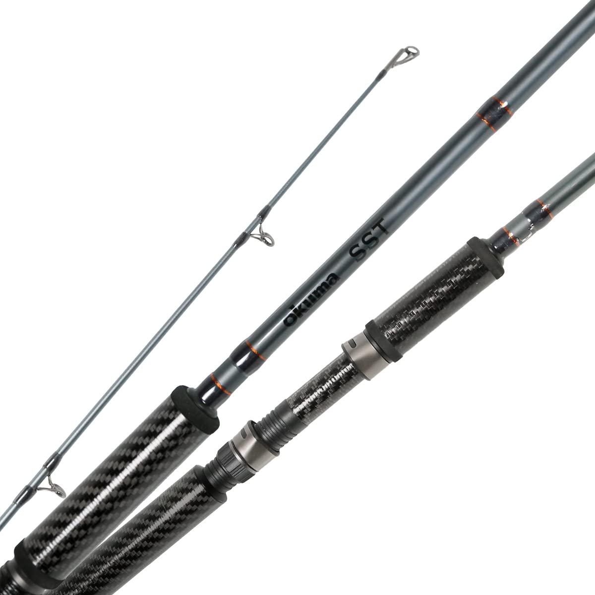Okuma SST A Series Carbon Grip 30-40 Ton Carbon Blank Lightweight Fishing Rod - Perfect for Saltwater & Freshwater Fishing, Surf Casting, and Offshore Angling