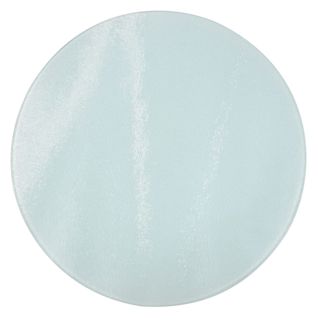 11.8 Inch Sublimation Cutting Board Blanks - Round Tempered Glass Anti-Slip Cutting Boards with White Coating (20pcs) - Perfect for DIY Crafts, Sublimation Printing, and Kitchen Use