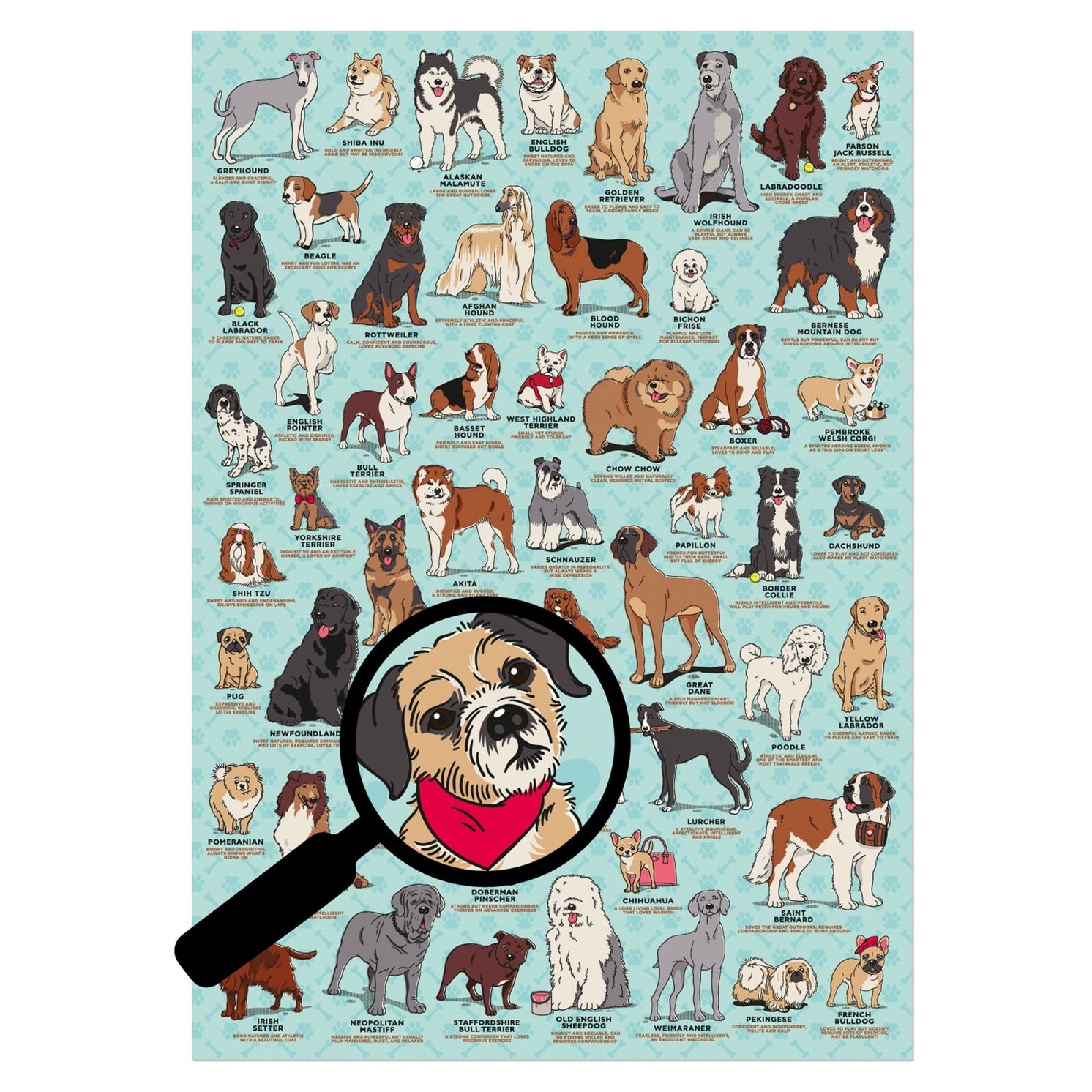 Dog Lover's 500 Piece Jigsaw Puzzle - Fun Family Activity & Home Decor for Puzzle Enthusiasts
