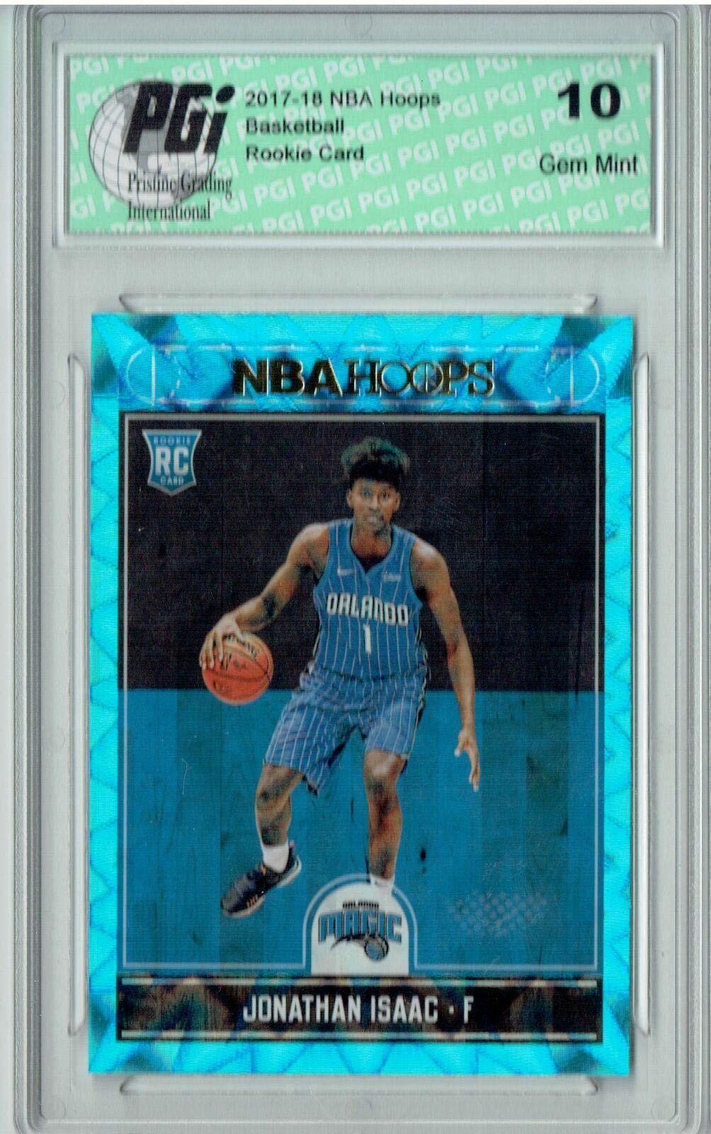 Jonathan Isaac 2017 Panini Hoops #256 Rookie Card PGI 10 Graded - NBA Basketball Trading Card for Collectors & Investors | Perfect for Sports Memorabilia Displays & Card Collections