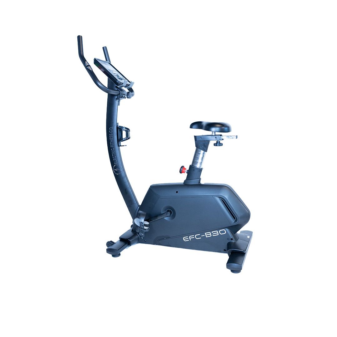 EFC B30 Upright Exercise Bike for Home Gym - Quiet Magnetic Resistance Indoor Cycling Bike with LCD Monitor - Perfect for Cardio Workouts & Weight Loss