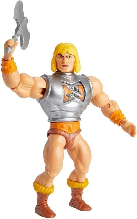 Masters of the Universe Origins Deluxe Battle Armor He-Man Action Figure - Collectible Toy for Fans & Display | Perfect for Play, Collection, and Nostalgic Gift Giving