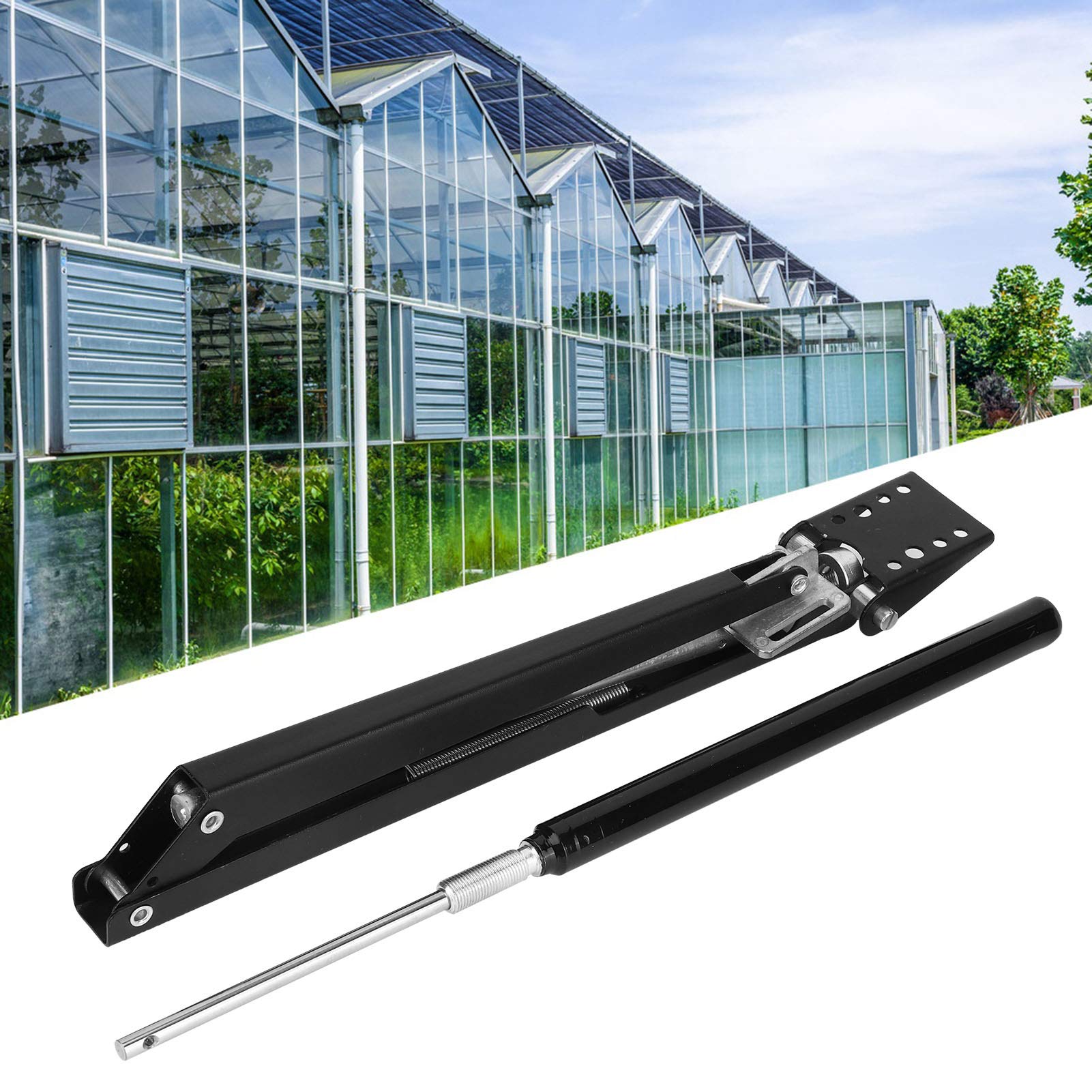 ENZZ Automatic Greenhouse Window Opener - Rust & Corrosion Resistant, Heat Resistant Vent Opener with Springs for Greenhouse, Garden, Shed & Home Use - Perfect for Temperature Control in Gardening & Plant Growth