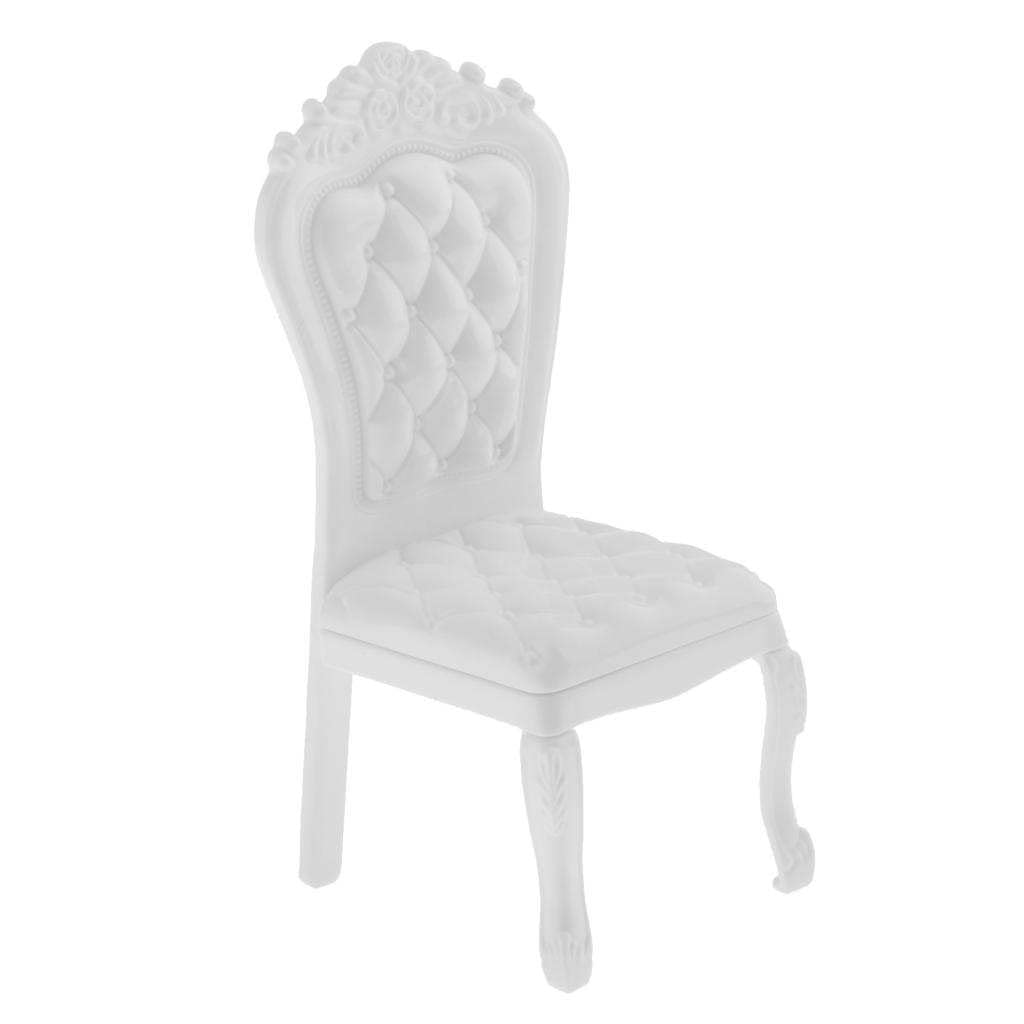 1/6 Scale Miniature Dining Room Furniture Set - Realistic Dollhouse Chair Model for Collectors & DIY Enthusiasts | Perfect for Action Figure Displays, Home Decor & Gifts