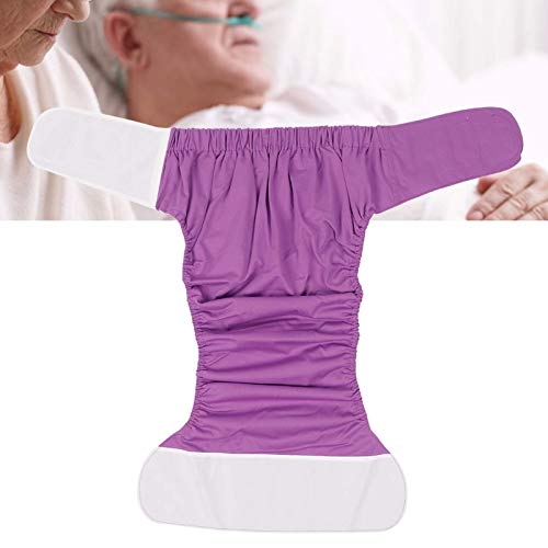 **Waterproof Reusable Adult Diaper Cover - Washable Cloth Nappy for Elderly & Incontinence - Comfortable Pocket Diaper for Day & Night Use**