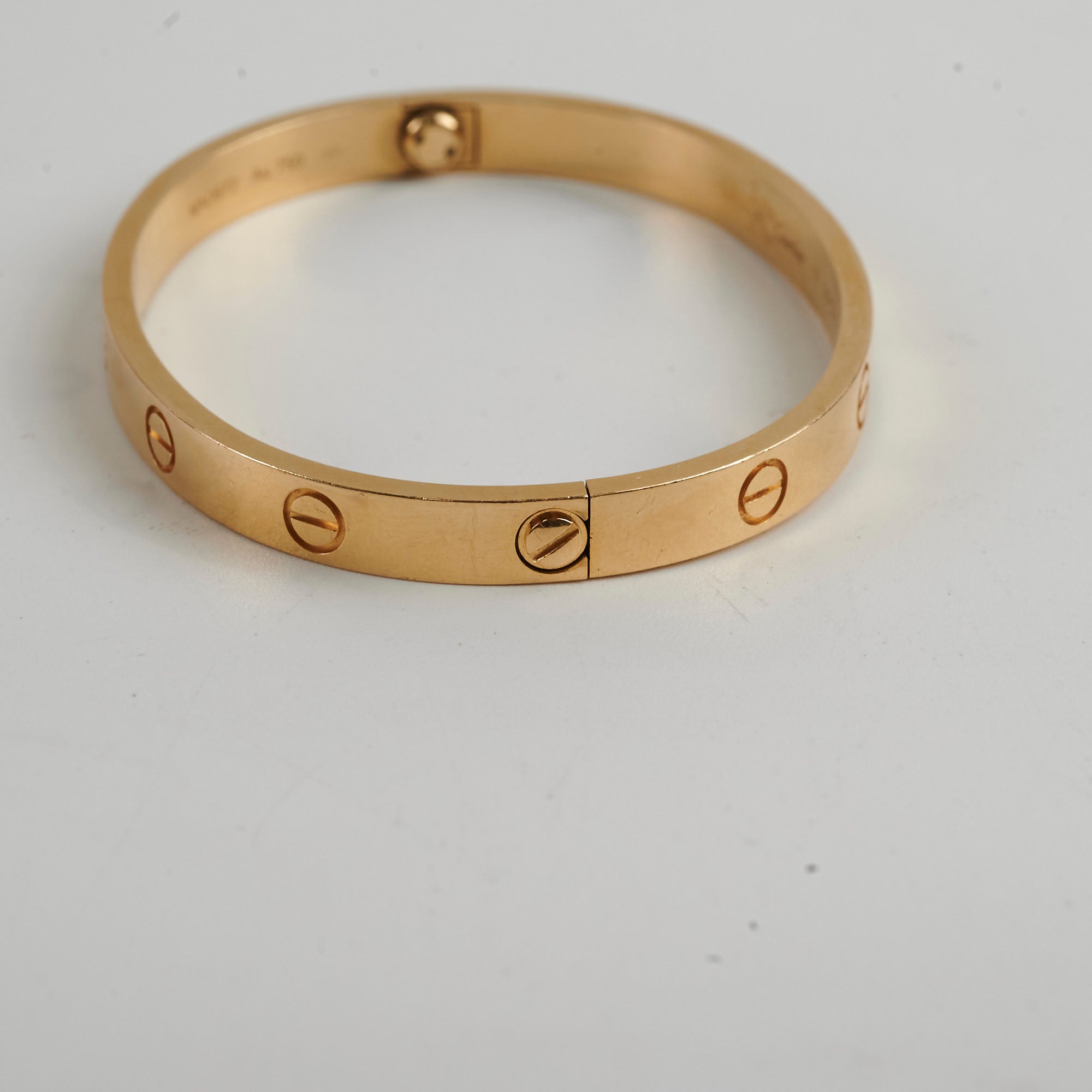 Cartier Love Bracelet 18K Yellow Gold Size 17 - Luxury Jewelry Gift for Women, Anniversary Present, Elegant Stackable Bangle for Special Occasions