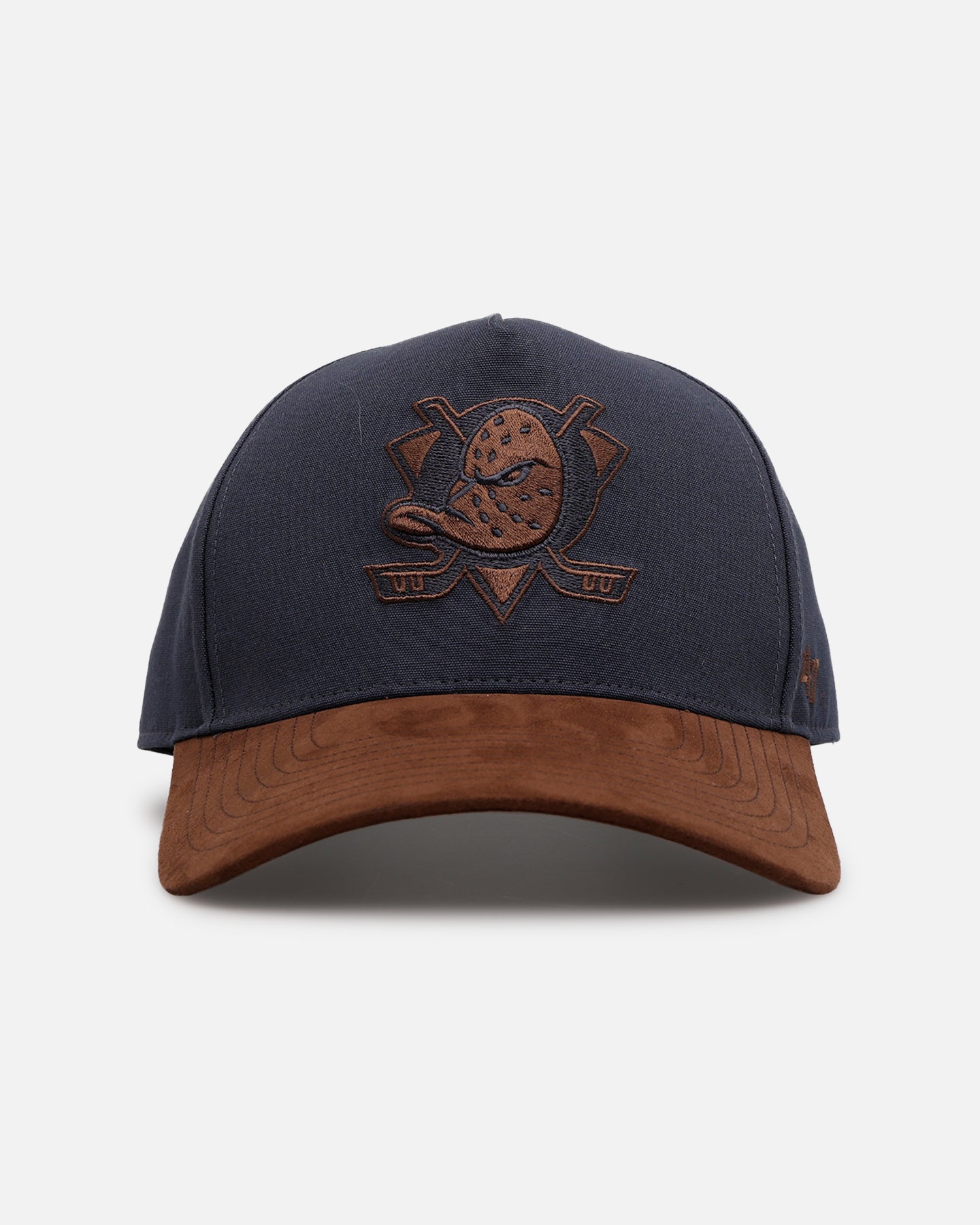 47 Brand Anaheim Ducks 'Blueberry Pie' Vintage Snapback Hat - Navy Blue Adjustable Baseball Cap for Men & Women - Perfect for Sports Fans, Casual Wear & Duck Hunting