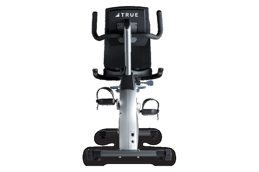 TRUE ES700 Recumbent Exercise Bike for Home Gym - Low Impact Cardio Workout Machine for Seniors & Rehabilitation - Perfect for Small Spaces & Indoor Cycling Training