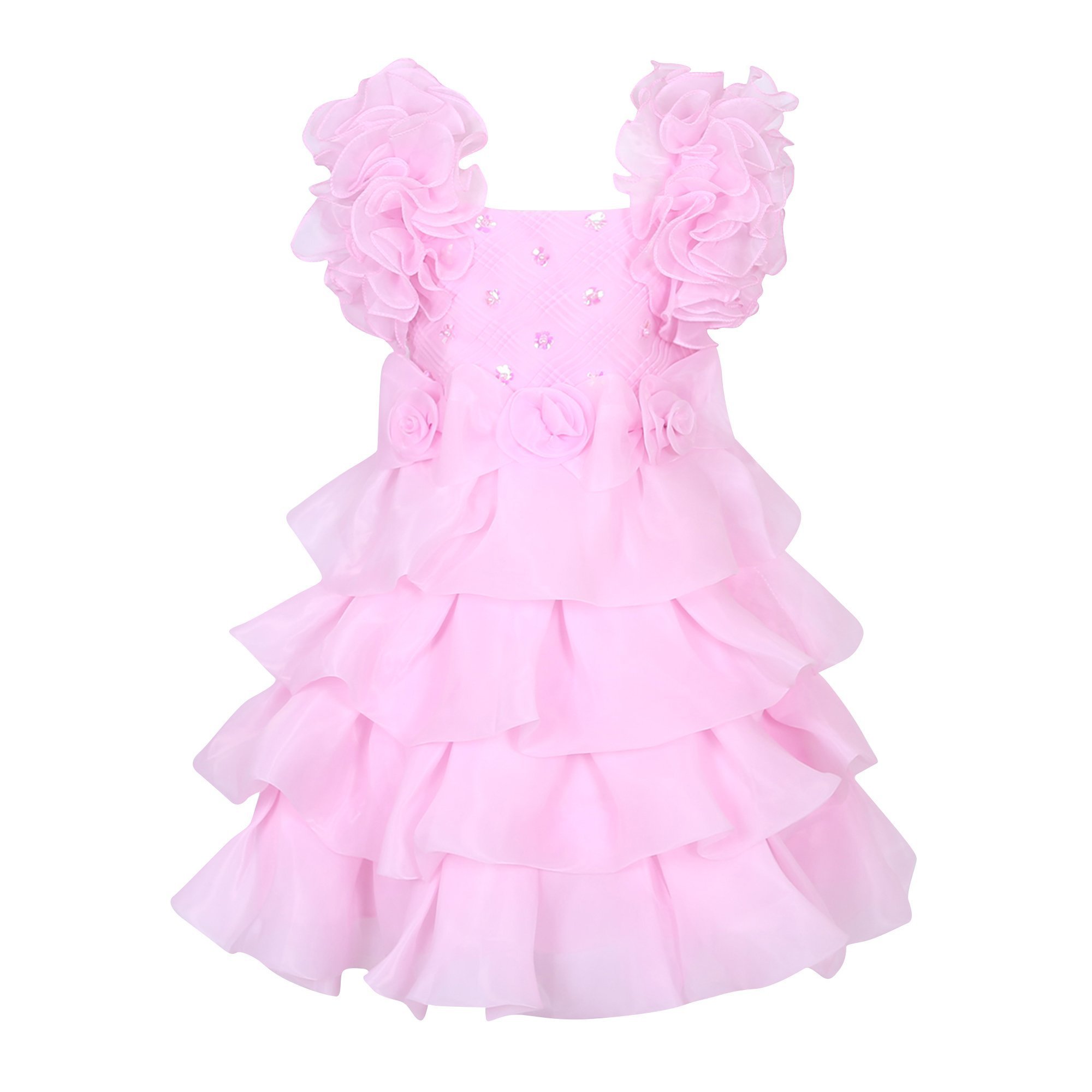 Richie House Girls' Princess Sweet Party Dress for Kids Age 3-12 Years - RH2440 | Perfect for Birthday Parties, Pageants & Special Occasions