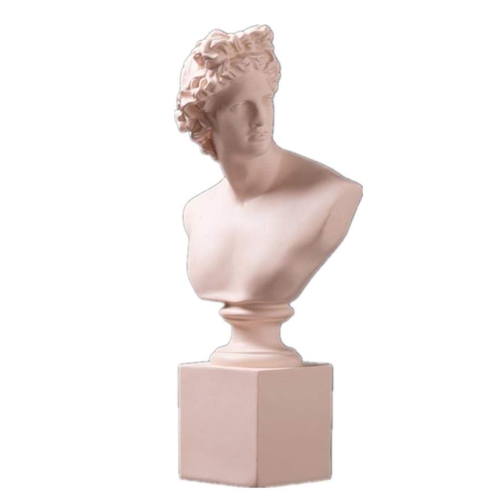 David Bust Statue - Classic Renaissance Sculpture, Resin Art Home Decor for Living Room, Office & Garden | Handcrafted Figurine, Elegant Gift Idea