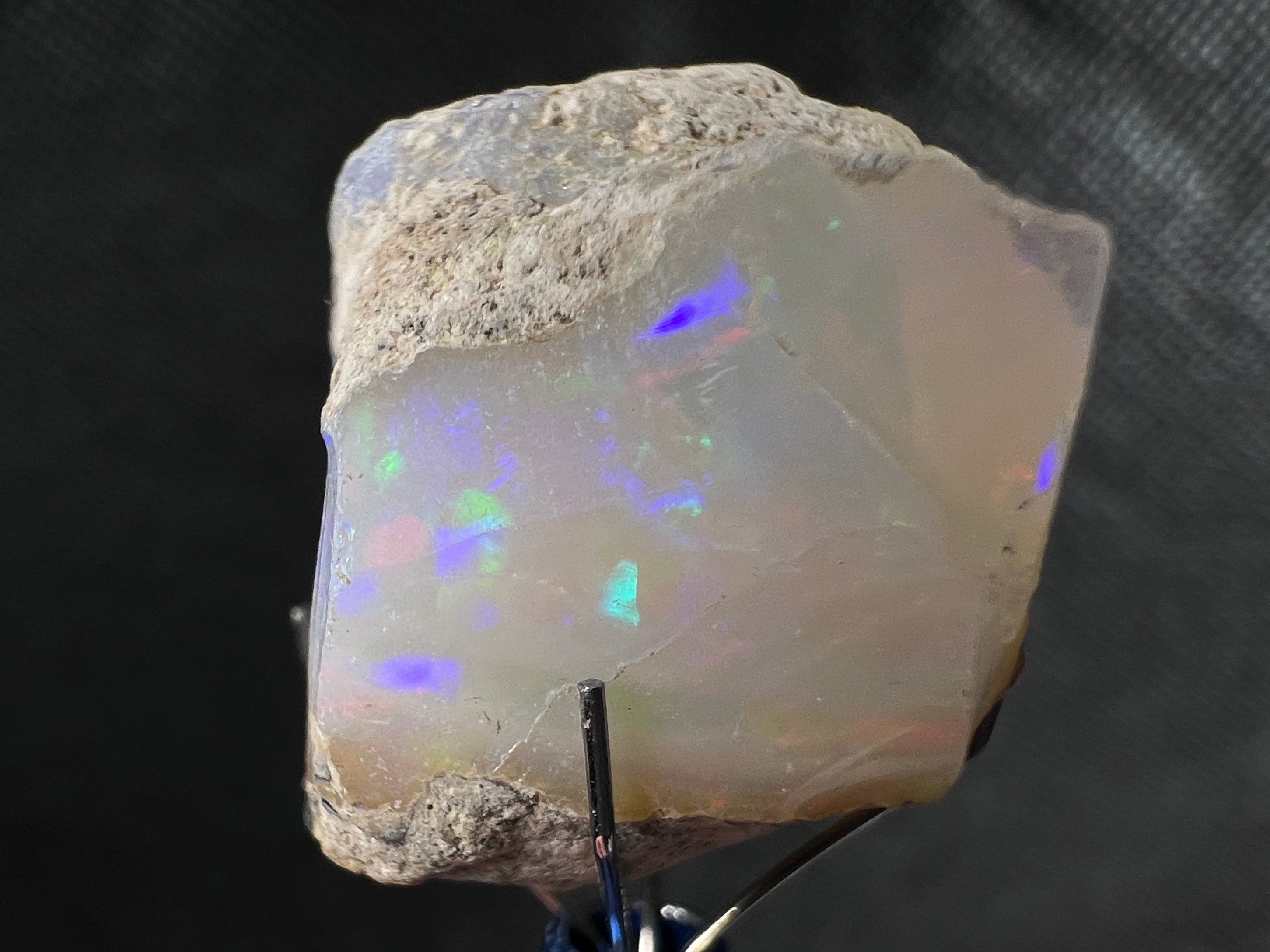 4A+ Welo Opal Raw Crystal - Natural Cutting Grade Opal Gemstone, October Birthstone (50643) for Jewelry Making, Healing & Collecting