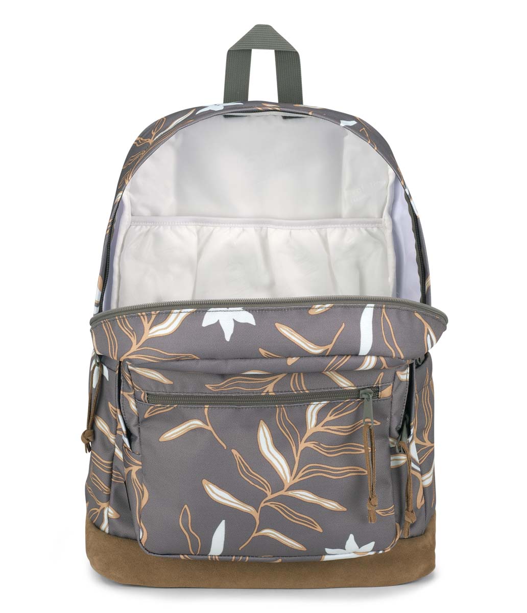 JanSport Right Pack Backpack - Lightweight Laptop Backpack for School, Travel & Work | Vacay Vibes Gray | Perfect for College Students, Commuters & Outdoor Adventures