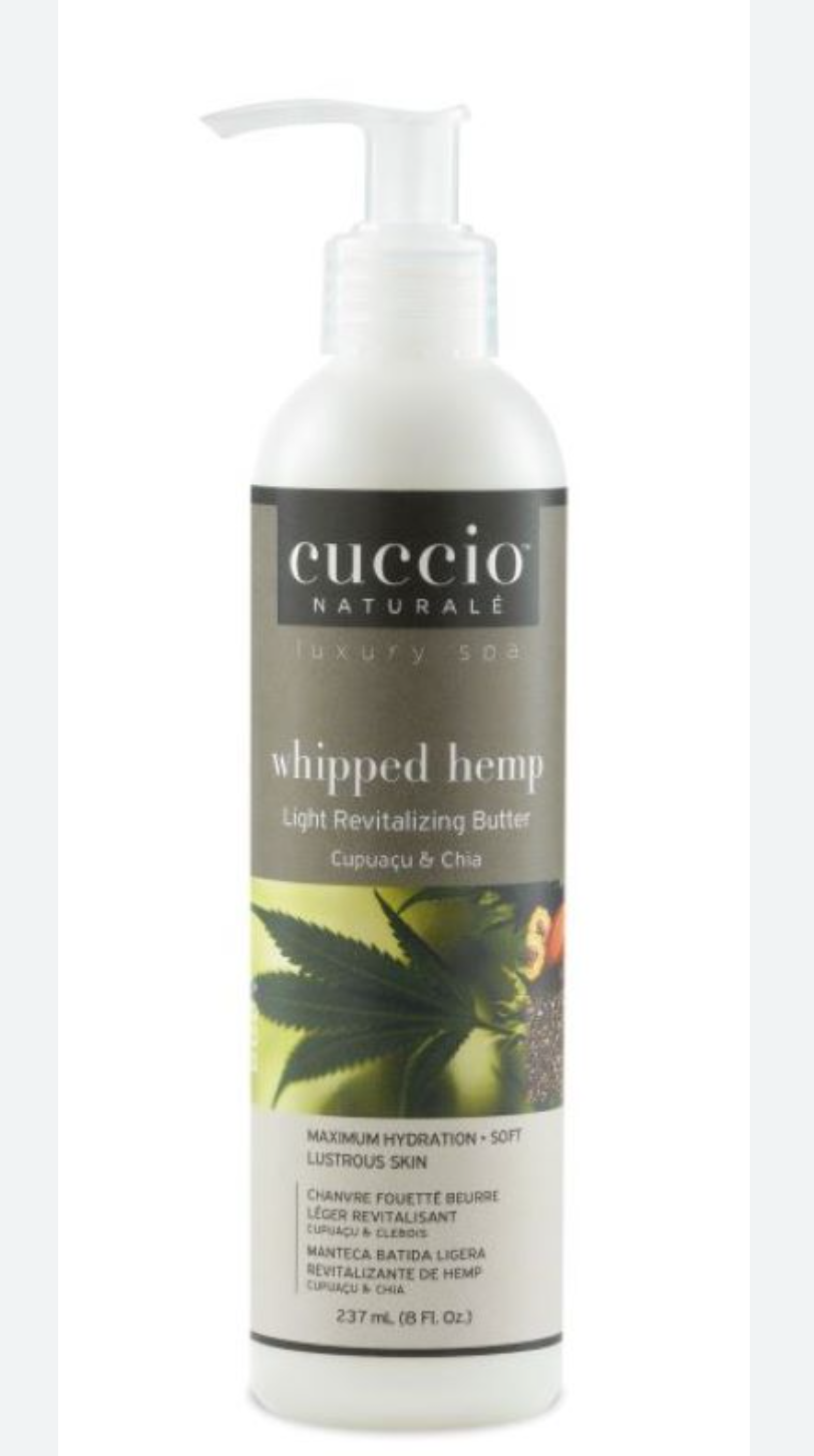 CUCCIO WHIPPED HEMP COLLECTION - Natural Hair & Body Care Products for Moisturizing & Nourishing - Perfect for Dry Skin & Damaged Hair Care Routine