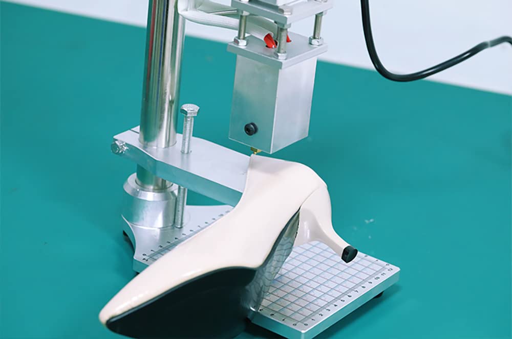 Premium 400W Leather Hot Stamping Machine - Adjustable 0-15CM Stroke & 400℃ Temperature for Shoes, Wallets, Belts Branding - Professional Logo Embossing Tool for Leather Crafts & DIY Projects - Perfect for Small Businesses & Custom Leather Goods Makers