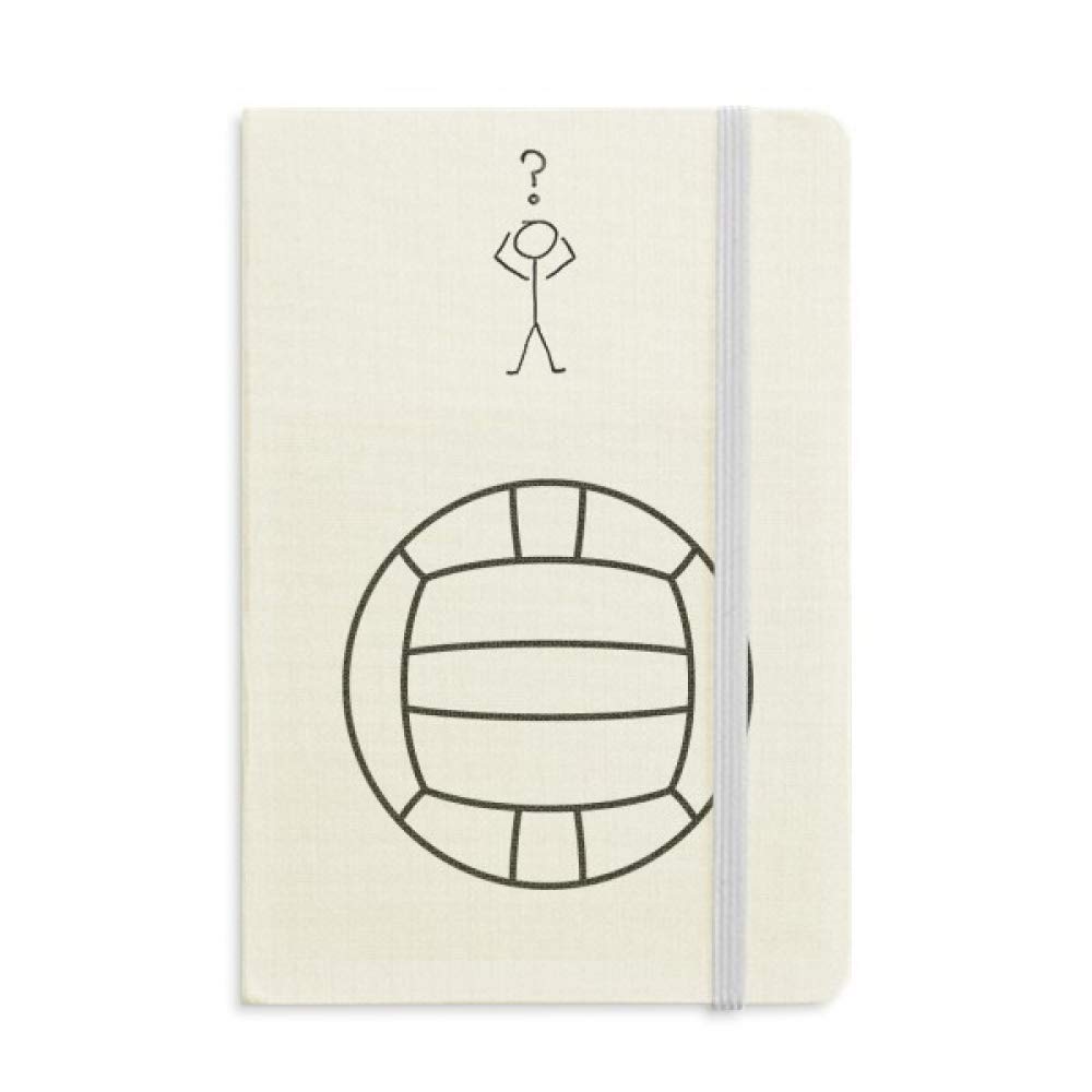 Volleyball Line Art Pattern Notebook - A5 Classic Journal & Diary for Sports Fans, Athletes, Coaches | Perfect for Training Notes, Game Strategies, and Volleyball Enthusiasts