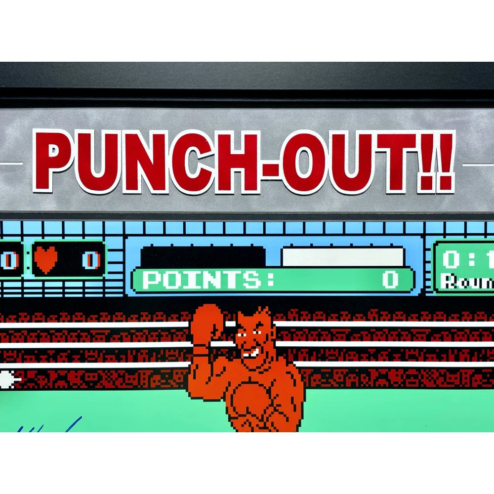 Mike Tyson Autographed Nintendo Punch-Out!! 16x20 Framed Photo with JSA Certificate - Signed Boxing Memorabilia & NES Collectible - Perfect for Game Room, Man Cave, or Sports Memorabilia Display