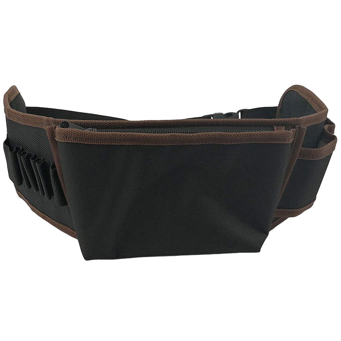 1pc Waist Tool Bag - Durable Canvas Electrician Pouch with Multiple Pockets for Hardware, Mechanic & Work Tools - Perfect for DIY, Construction & Outdoor Use