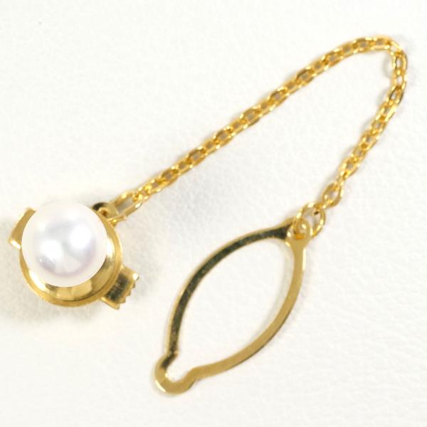18K Yellow Gold Pearl Pin Brooch - Elegant Vintage Jewelry for Women, Bridal Accessories, Gift for Her, Perfect for Weddings, Parties & Special Occasions
