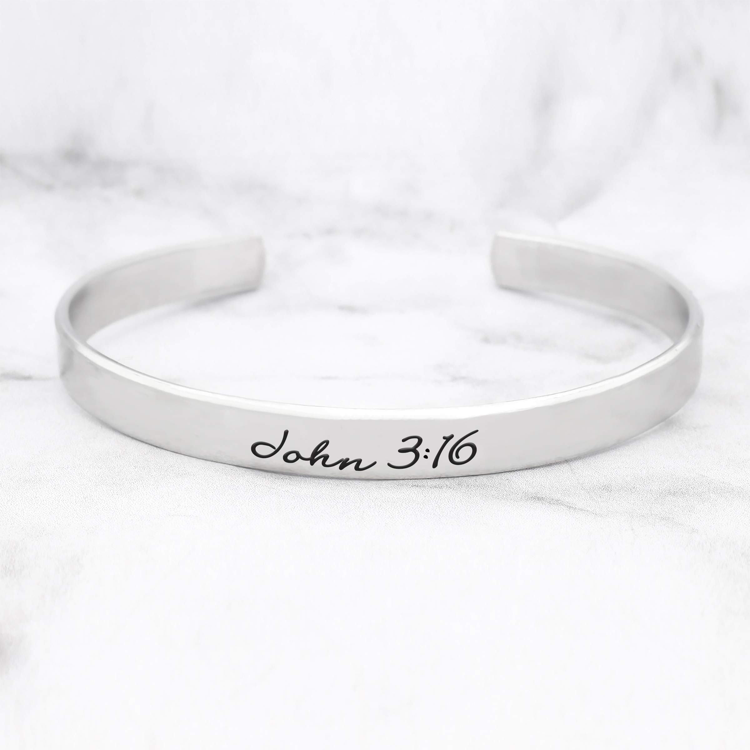 Bible Verse Bracelet for Women - Inspirational Hope, Believe & Faith Christian Jewelry - Perfect for Church, Prayer & Daily Encouragement