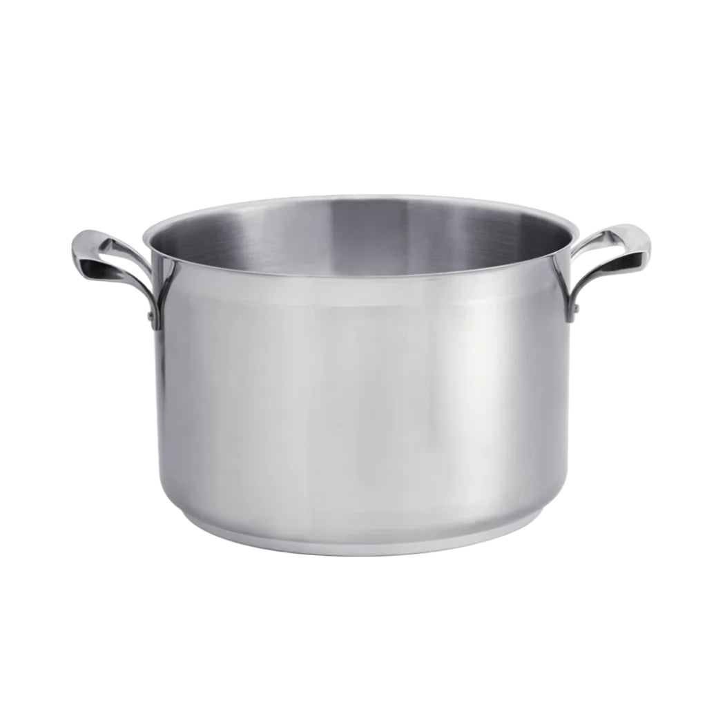 Thermalloy 11 Quart Stainless Steel Sauce Pot with Lid - Heavy Duty Cooking Pot for Soups, Pasta & Sauces - Perfect for Home Kitchen & Restaurant Use