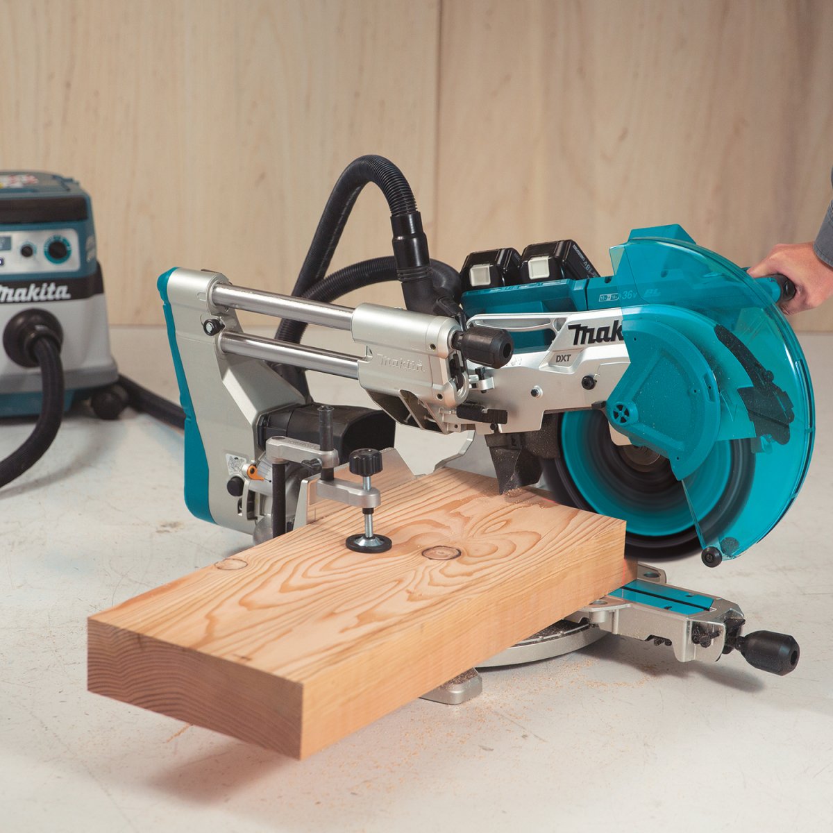 36V (18V X2) LXT® Brushless Cordless 12-Inch Dual-Bevel Sliding Compound Miter Saw with Laser Guide - Perfect for Woodworking, Carpentry, and DIY Home Improvement Projects