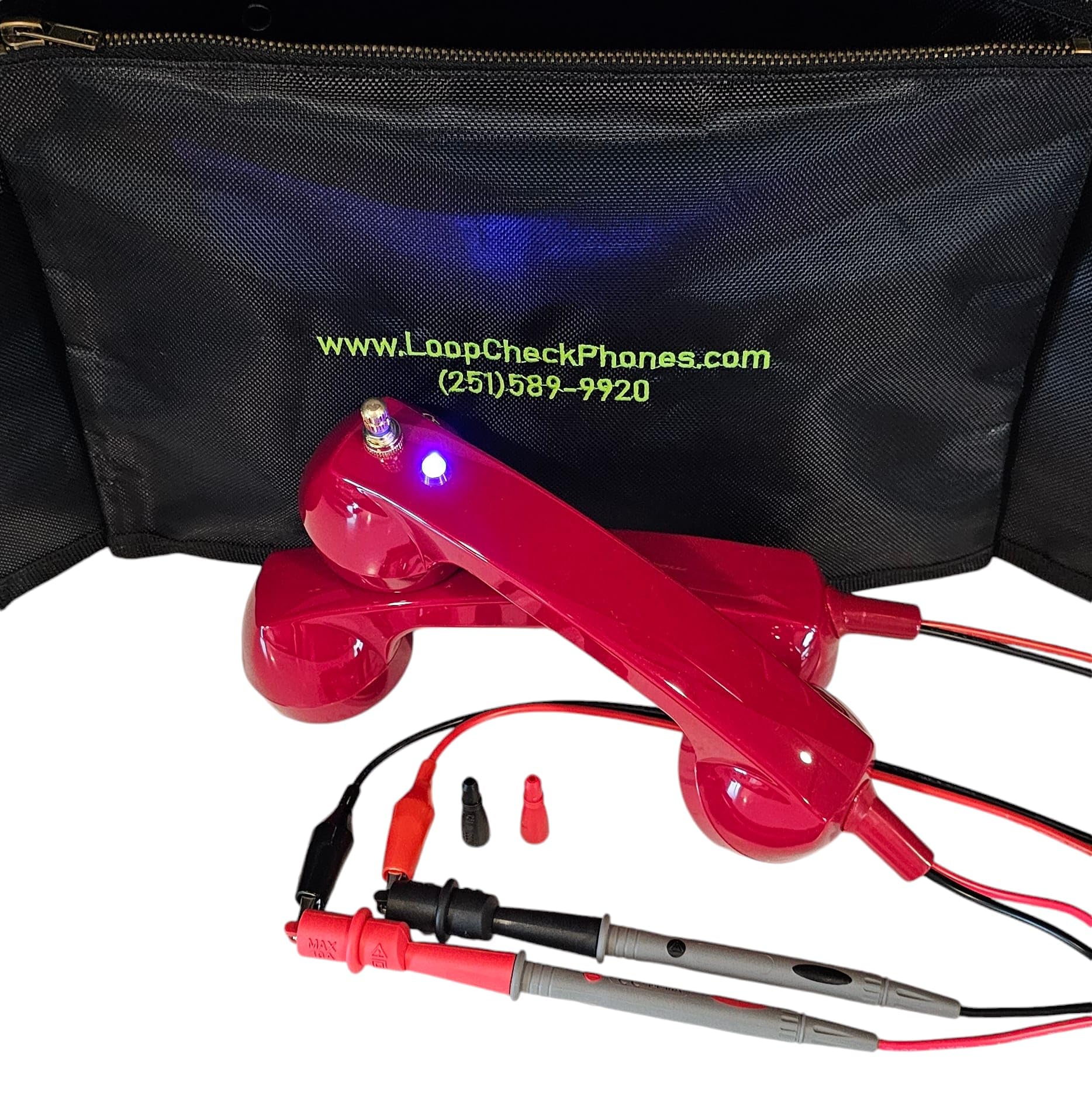 Professional Electrician Continuity Test Phone Set JE002-RM with Super Strong Magnets - Ideal for Electrical Circuit Testing, Maintenance & Repair Work in Industrial and Home Use