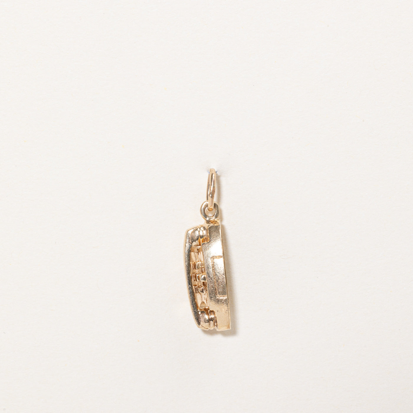 10K Yellow Gold Phone Charm - Elegant & Durable Jewelry for iPhone, Samsung & Smartphones - Perfect Gift for Women & Girls - Office, Party & Everyday Use